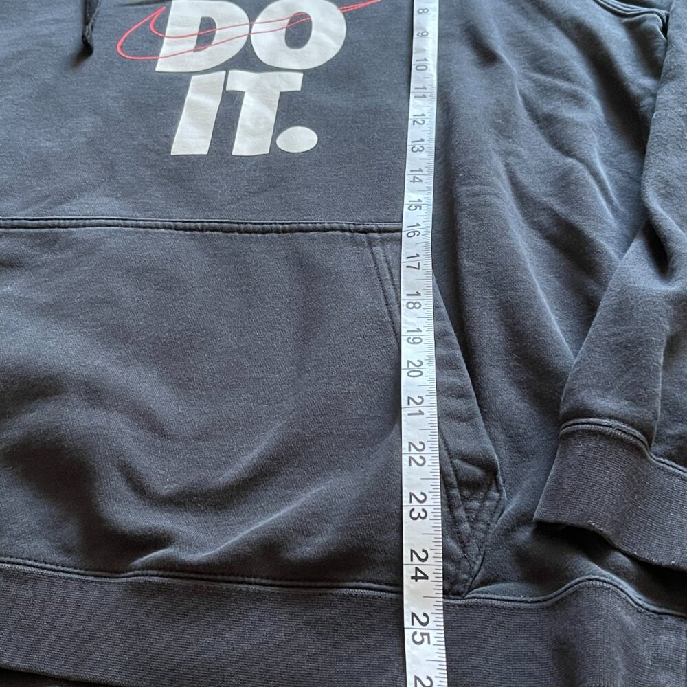 Nike Black Pullover Hoodie Sweatshirt Men's Large - Picture 6 of 9